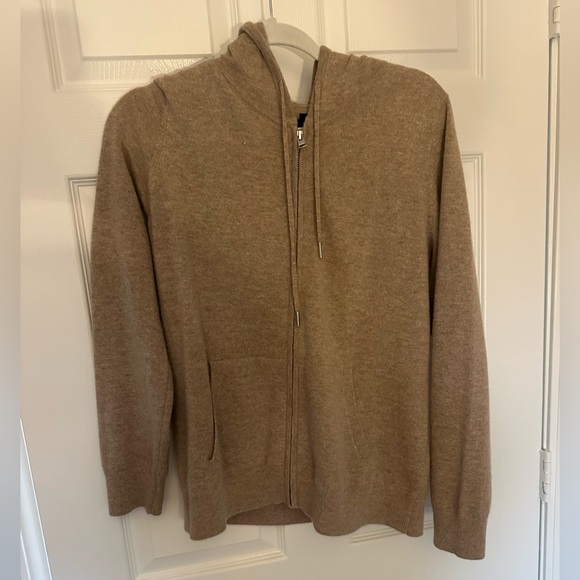 Quince Mongolian Cashmere Full-Zip Hoodie - Picture 5 of 5